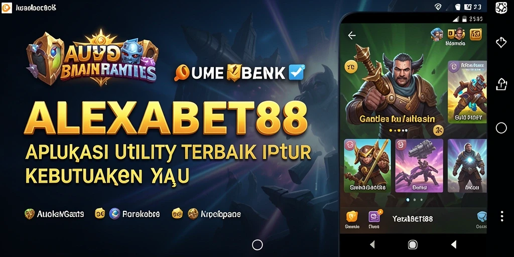 Tampilan aplikasi ALEXABET88 yang intuitif dan fungsional.
