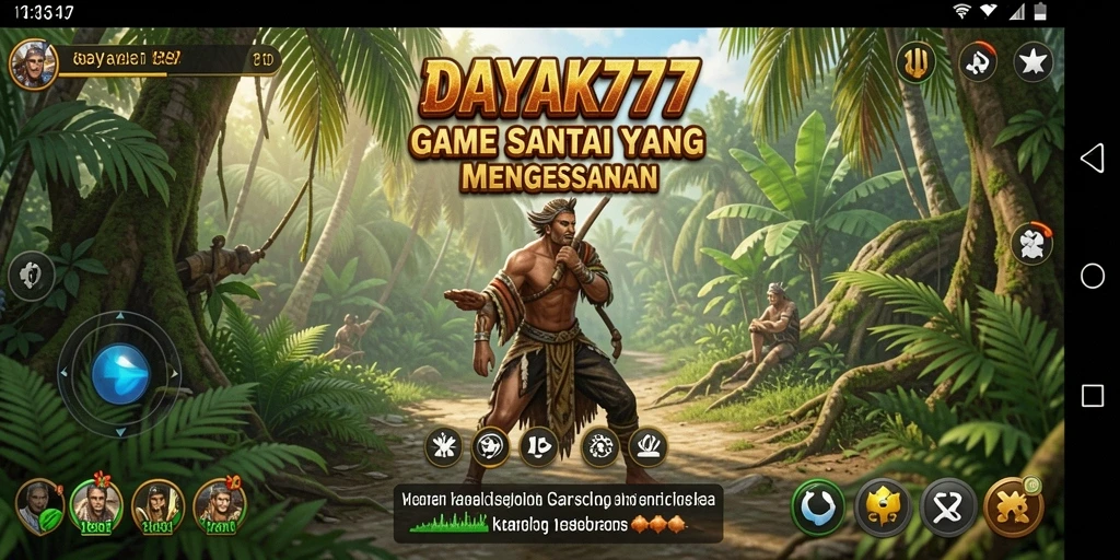 Tampilan gameplay menarik dari DAYAK777 dengan berbagai tantangan seru.