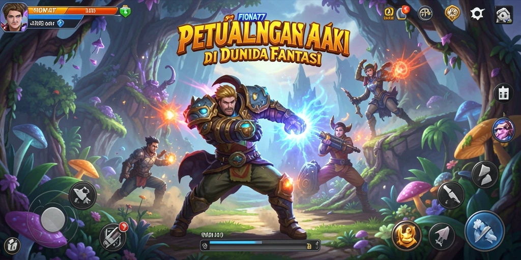 Tampilan gameplay FIONA77 yang mendebarkan dan penuh aksi.
