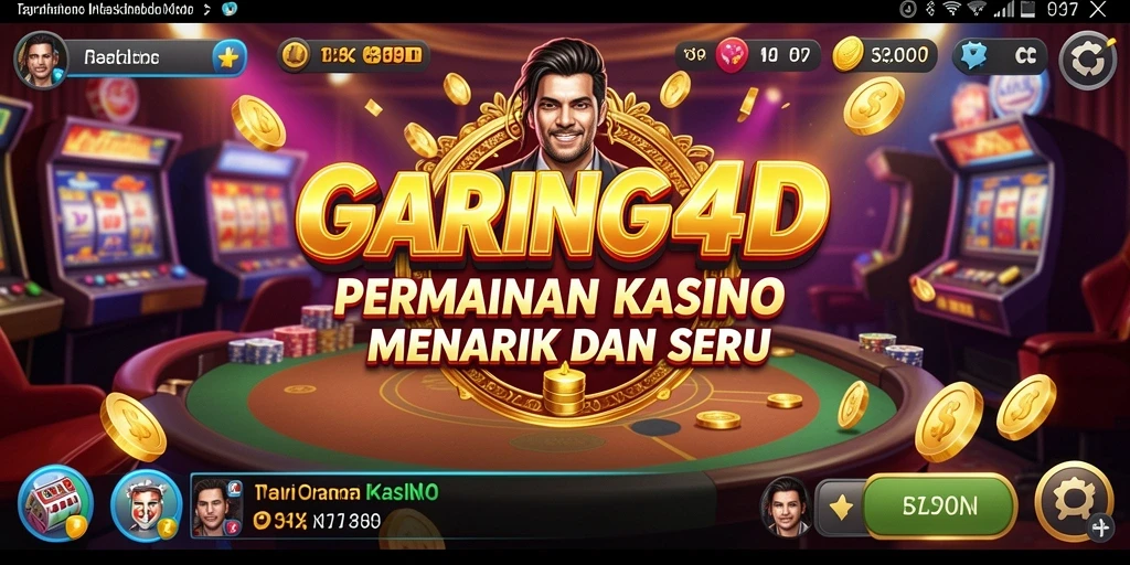 Screenshot GARANG4D menampilkan gameplay Kasino yang mendebarkan.