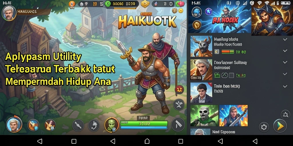 Tampilan screenshot HAIKUOTK menunjukkan antarmuka yang ramah pengguna.