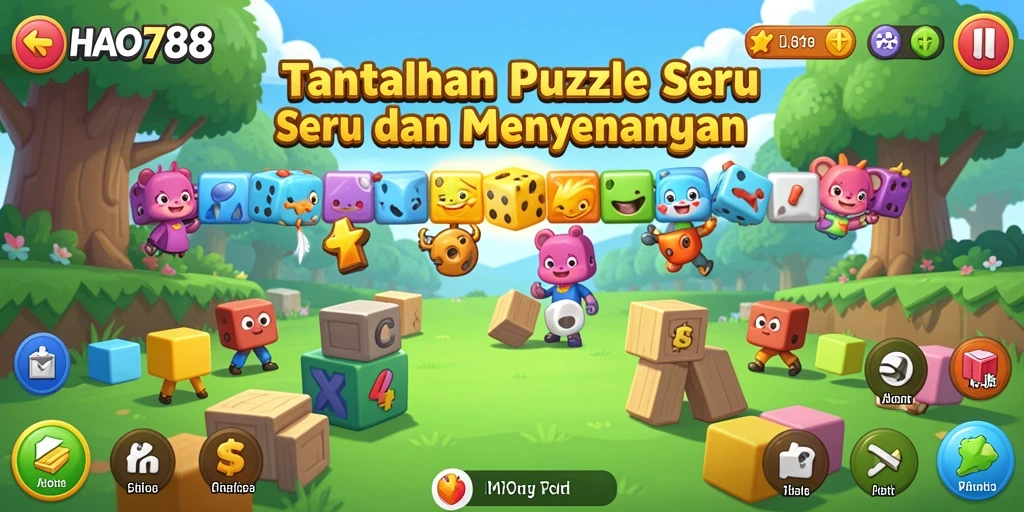 Gameplay seru HAO788 dengan tantangan puzzle yang menarik.