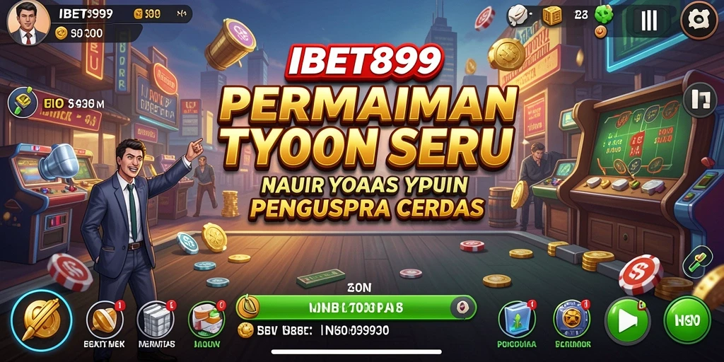 Screenshot IBET899 menampilkan gameplay seru dan interaksi bisnis.