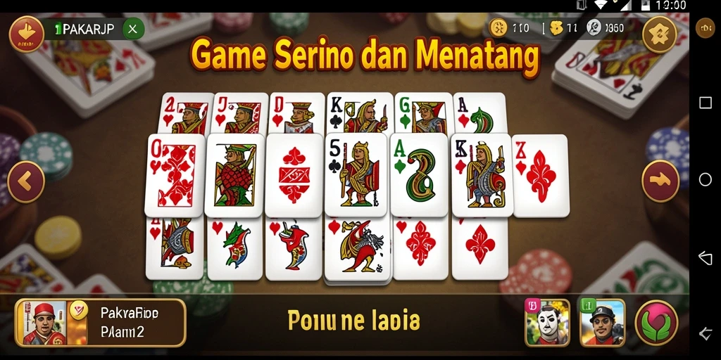 Screenshot PAKARJP menampilkan suasana permainan Domino yang intens.