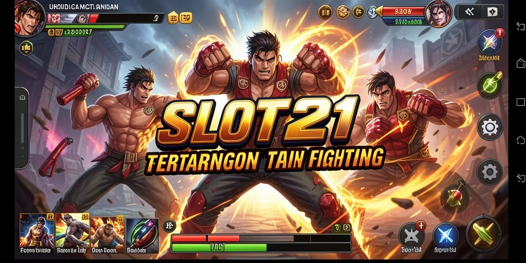 Tampilan gameplay SLOT21 yang mendebarkan dalam pertarungan.