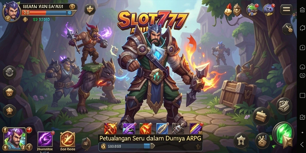 Tampilan gameplay SLOT777 yang seru dan menantang dalam dunia ARPG.