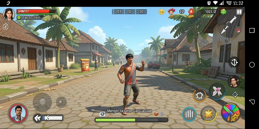 Tampilan gameplay SPIN707 yang seru dan menghibur.