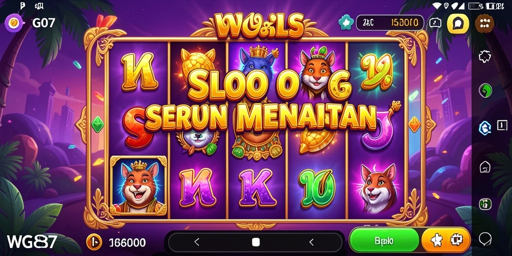 Screenshot utama WG87 menunjukkan gameplay Slot yang memikat.