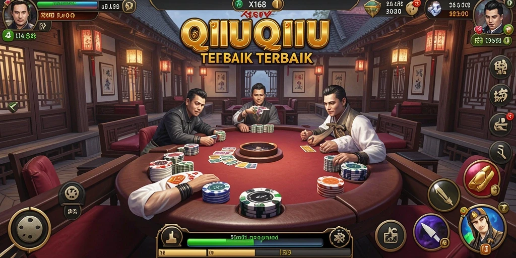 Gameplay seru QiuQiu di X168 dengan grafik menarik.